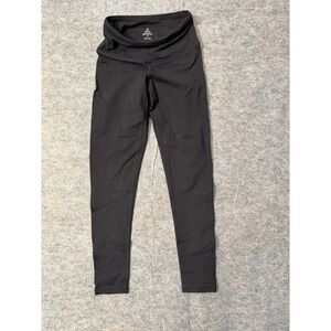 prAna High Rise Yoga Pants Womens XS Black Performance Leggings Athletic Active